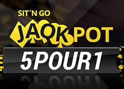 Nouveau format et offre spéciale "5POUR1" pour le SIT’N GO JAQKPOT de Bwin